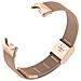 Cinturino In Metallo Compatibile Con Xiaomi Mi Band 8/9/10 - Chiusura In Stile Ufficiale Pinkgold - Foto miniatura 3