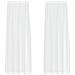 Tende con tende 2 pcs Bianco Poliestere - Foto miniatura 1