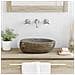 Lavabo Grigio chiaro (30-37) x (25-30) x 12 cm Pietra di Fiume - Foto miniatura 2