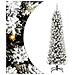 Albero di Natale artificiale con 300 LED Bianco 210 cm - Foto miniatura 1