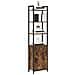 Armadio per Libri Rovere fumé 40 x 24 x 161 cm - Foto miniatura 3