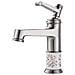 Rubinetto per lavabo da bagno, Blackswan, tipo M43, modello nichelato, misura 21,5 cm - Foto miniatura 1