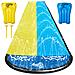 Scivolo d'acqua da Giardino, Slip N Slide Double Wave Rider 548.64 cm con Boogie per bambini 5-12 anni - Foto miniatura 7