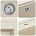 Lavello Beige 470 x 440 mm Granito - Foto miniatura 7