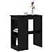Tavolo da bar con lo scaffale Rovere Nero 90 x 47.5 x 103.5 cm - Foto miniatura 3