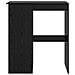 Tavolo da bar con lo scaffale Rovere Nero 90 x 47.5 x 103.5 cm - Foto miniatura 4
