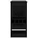 Tavolo da bar con lo scaffale Rovere Nero 90 x 47.5 x 103.5 cm - Foto miniatura 5