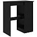 Tavolo da bar con lo scaffale Rovere Nero 90 x 47.5 x 103.5 cm - Foto miniatura 6