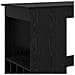 Tavolo da bar con lo scaffale Rovere Nero 90 x 47.5 x 103.5 cm - Foto miniatura 7