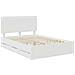 Struttura del letto Bianco 140 x 200 cm Legno Ingegnerizzato - Foto miniatura 4
