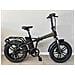 Bici E-bike Fat Bike Misura 20 Cambio 7v Batteria 48v 17,5ah Motore 250w 50nm Bicicletta Elettrica Pieghevole In Alluminio - Verde Opaco - Foto miniatura 1