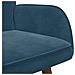Sofa a Due Posti Blu 115 x 61 x 87 cm Velluto - Foto miniatura 7