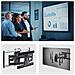 Supporto TV da Parete Articolato Ultrasottile, Staffa per TV fino a 65” / 45kg, Braccio TV per Schermo Piatto a Profilo Basso VESA 600x400, Conforme TAA - Foto miniatura 4