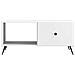 Tavolino da salotto Bianco 90 x 50 x 40 cm Legno ingegnerizzato - Foto miniatura 5