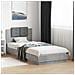 Struttura letto con testata Grigio Cemento 80 x 200 cm - Foto miniatura 4