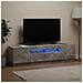 Mobile TV LED Grigio Cemento Legno ingegnerizzato - Foto miniatura 4