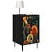 Armadio da Notte ZAANDAM 2 pz Rovere Nero 36 x 33 x 61 cm - Foto miniatura 3