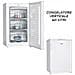 Congelatore Verticale FS166020 Classe E Capacità 65 Litri Colore Bianco - Foto miniatura 4