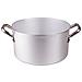 Casseruola Alta Con Maniglie Inox 2mm - Diametro Cm 40 - Altezza Cm 20-capacità Lt 24 - Foto miniatura 1