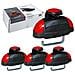 Box Da Tetto Baule Portatutto 330l Bianco Lucido Abs - Foto miniatura 10