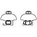 Box Da Tetto Baule Portatutto 330l Bianco Lucido Abs - Foto miniatura 12