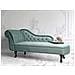 Chaise Longue Sinistra In Velluto Verde Menta Nimes - Foto miniatura 2