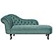 Chaise Longue Sinistra In Velluto Verde Menta Nimes - Foto miniatura 15