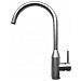 Miscelatore Monocomando con canna girevole Adige 21x40 cm Inox Inox - Foto miniatura 2