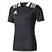 Magliette Adidas 3 Stripes Fitted Rugby Abbigliamento Uomo L - Foto miniatura 1
