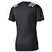 Magliette Adidas 3 Stripes Fitted Rugby Abbigliamento Uomo L - Foto miniatura 2