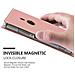 Custodia Compatibile Con Nokia Lumia 925 In Classy Oro Rosa - Coperchio Protettiva Con Chiusura Magnetica, Funzione Stand E Tasca Per Le Carte - Foto miniatura 8