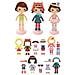 Little Doll Dress Magnetico Chloe Legno Per Vestirsi (42 Pezzi) - Foto miniatura 4