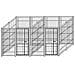 Box Per Cani Doppio In Rete Perimetrale Con Zincatura A Caldo Dimensioni 200 X 200 X H 180 Cm - Foto miniatura 1