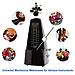 Metronomo Meccanico Con Alta Precisione Per Tutti I Tipi Di Strumenti Musicali (pianoforte Batteria Violino Chitarra Basso E Strumenti A Fiato) Clic Sonoro Bell Ring Tradizionale Piramide Stile - Foto miniatura 3