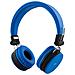Auricolare Bt On-ear Pieghevole, 3,5 Mm, Blu - Foto miniatura 1