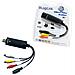Audio + Video Grabber USB 2.0 USB 2.0 A M RCA composite, S-Video, 3.5mm cavo di interfaccia e adattatore - Foto miniatura 1