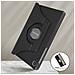Custodia Samsung Galaxy Tab A7 Lite Copertina Supporto Rotante 360° Nera - Foto miniatura 3