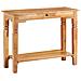 Tavolo Consolle 100x40x76 Cm In Legno Massello D'acacia - Foto miniatura 1