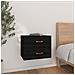 Comodino A Muro Nero 50x36x40 Cm - Foto miniatura 1