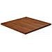 Piano Tavolo Quadrato Marrone Scuro 40x40x1,5cm Rovere Trattato - Foto miniatura 1