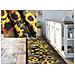Tappeto Passatoia Cucina Antiscivolo Stampa Digitale Sprinty Dis. Sunflower 50x230 Sunflower - Foto miniatura 4