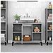 Mobile Lavabo Grigio Cemento 80x33x60 Cm In Legno Multistrato - Foto miniatura 3