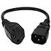 Cavo Adattore Di Alimentazione Nema5-15r Femmina To C14 Maschio Ups Us Plug - Foto miniatura 2