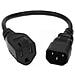 Cavo Adattore Di Alimentazione Nema5-15r Femmina To C14 Maschio Ups Us Plug - Foto miniatura 1