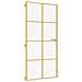 Porta Interni Sottile Oro 93x201,5cm Vetro Temperato Alluminio - Foto miniatura 5