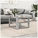 Tavolino Salotto Grigio Sonoma 59,5x59,5x40cm Legno Multistrato - Foto miniatura 1