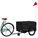 Rimorchio Da Bici Nero 45 Kg In Ferro - Foto miniatura 5