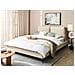 Letto Bouclé Melle 160 X 200 Cm Beige - Foto miniatura 1