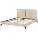 Letto Bouclé Melle 160 X 200 Cm Beige - Foto miniatura 7