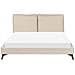 Letto Bouclé Melle 160 X 200 Cm Beige - Foto miniatura 10